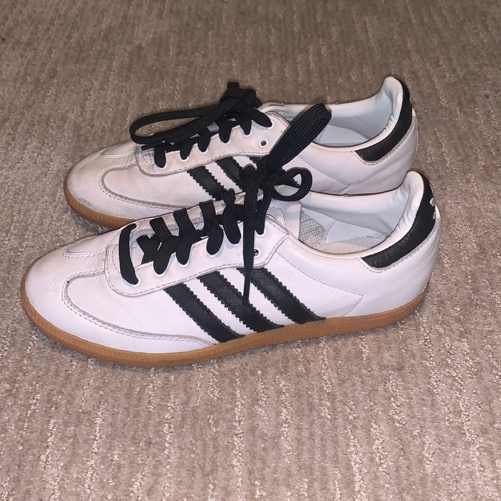 Adidas sambas with gum sole